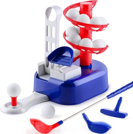 iPlay, iLearn Kids Golf Toys Set W/Left & Right Club Head